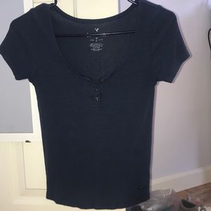 American Eagle Ribbed Tee